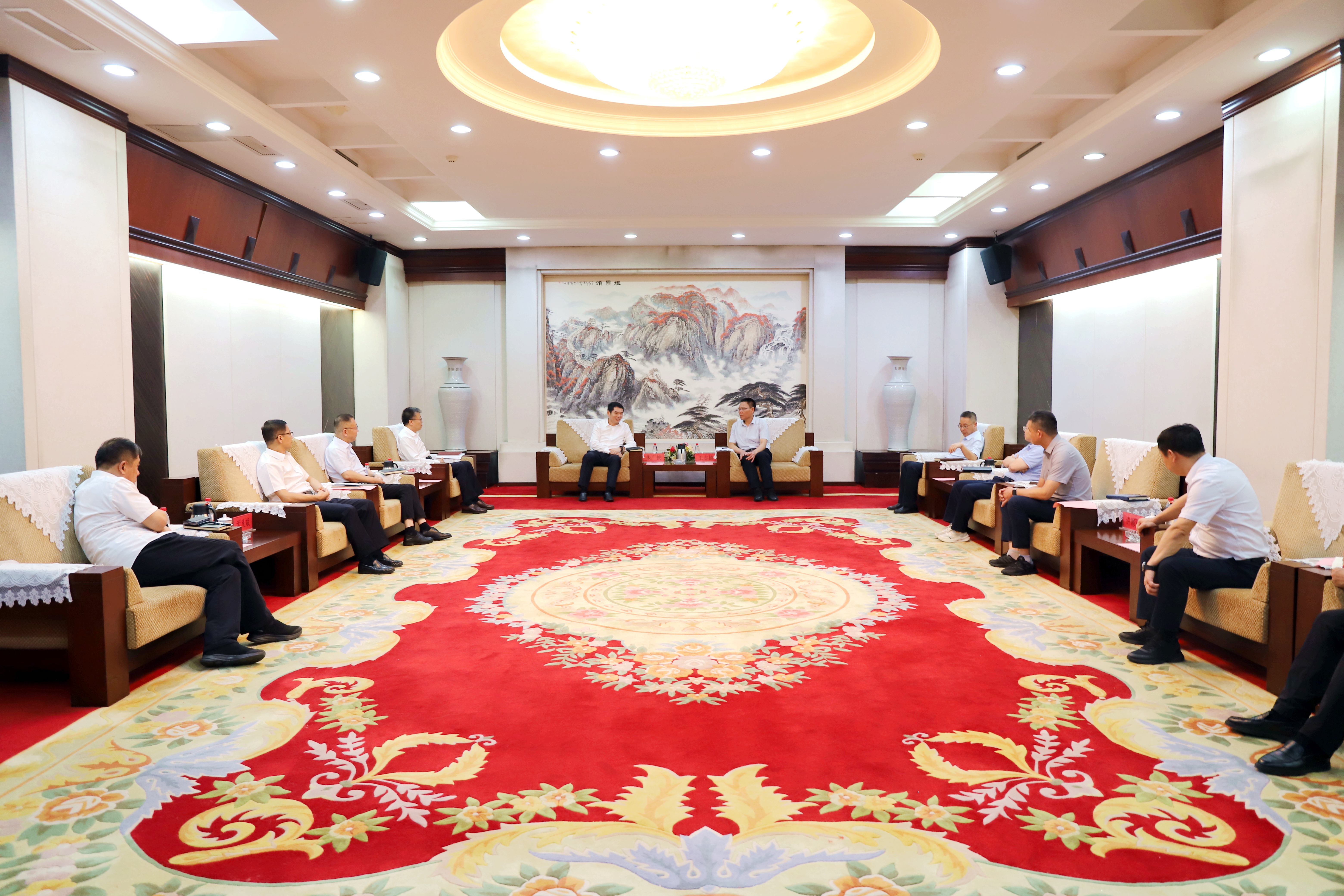 【照片】朱广侠拜会天津市交委党委书记、主任王志楠