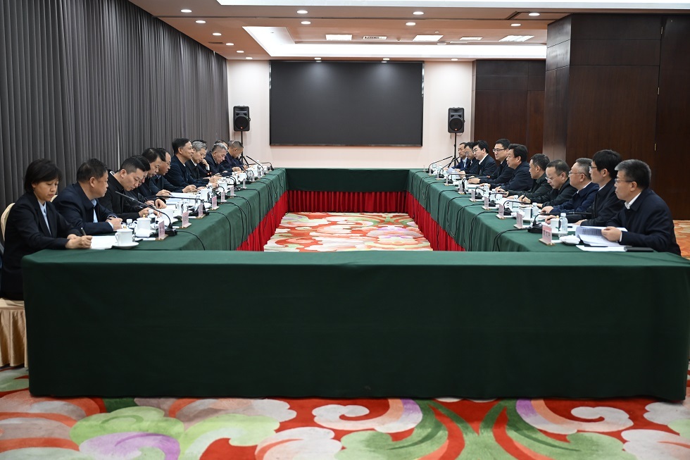 会谈现场 山西省